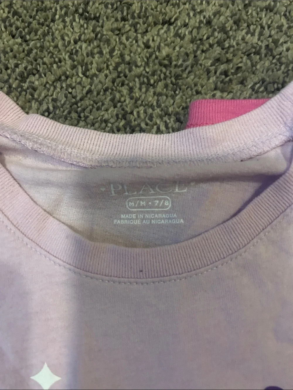 Kids Long Sleeve Pink Cat & Sweets Pajama Top - Girls